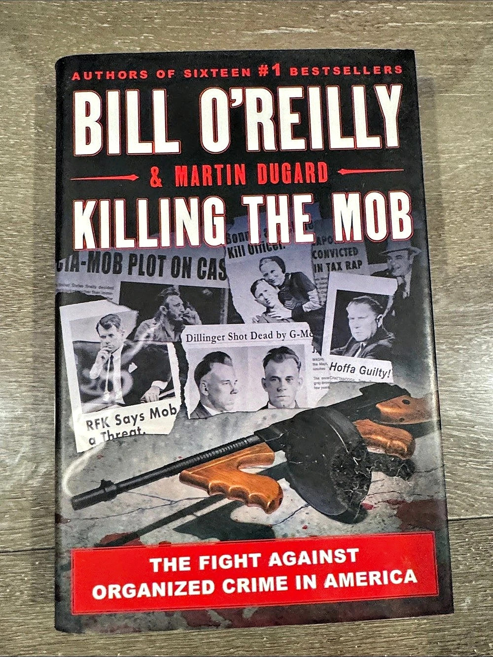 Bill O'Reilly Killing the Mob Hardcover Book Black & Red